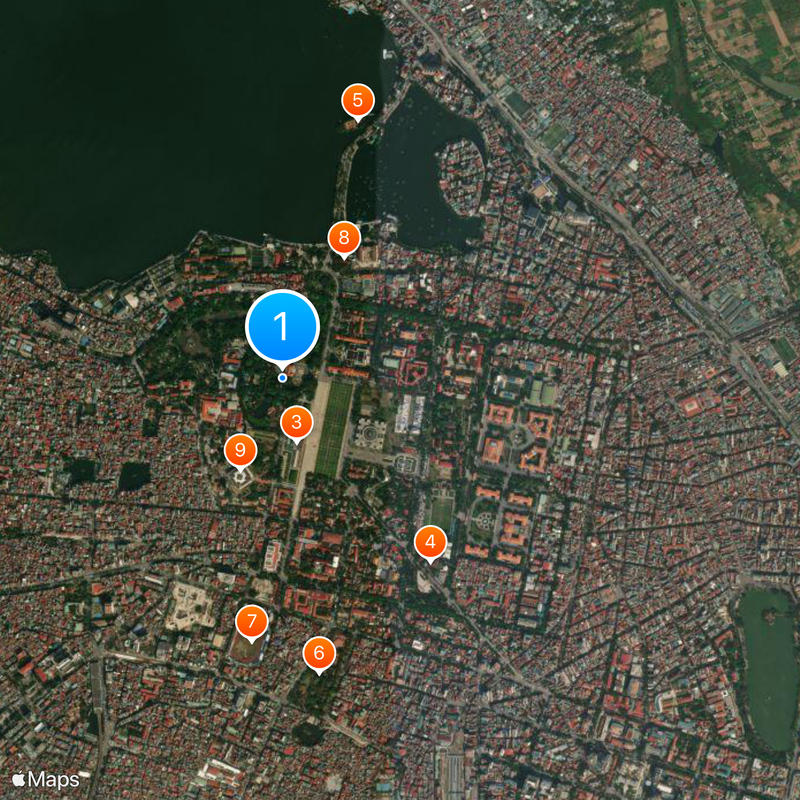 Presidential Palace of Vietnam Mapa