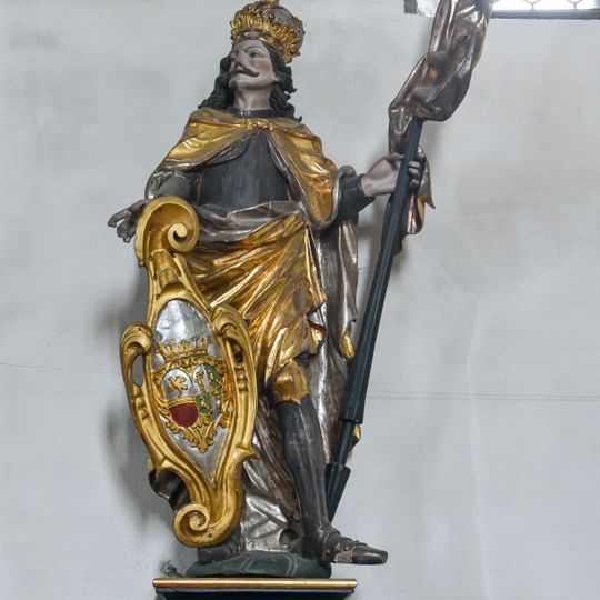 Statue Heiliger Wenzel in der Pfarrkiche Gutau