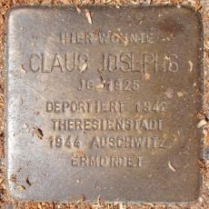 Stolperstein dedicated to Claus Josephs
