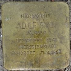 Stolperstein en memoria de Adolf Sonn