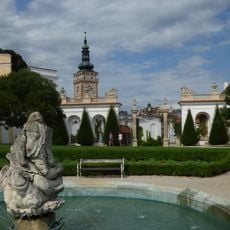 Eastern fountain in Mikulov Castle Park