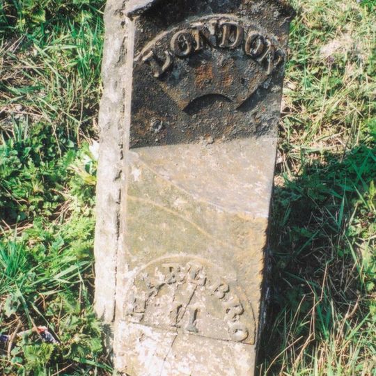 Milestone Approximately 220 Metres South Of Northern Turning To Bishops Cannings