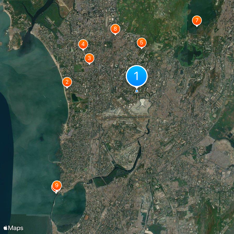 Hilton Mumbai International Airport Map