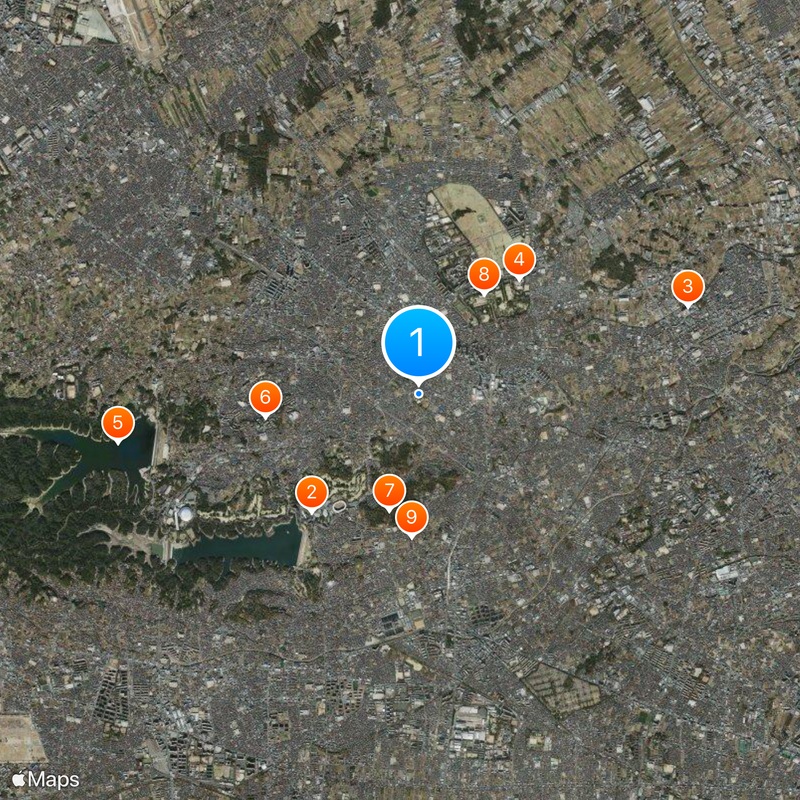 埼玉縣立所澤高等學校 Map