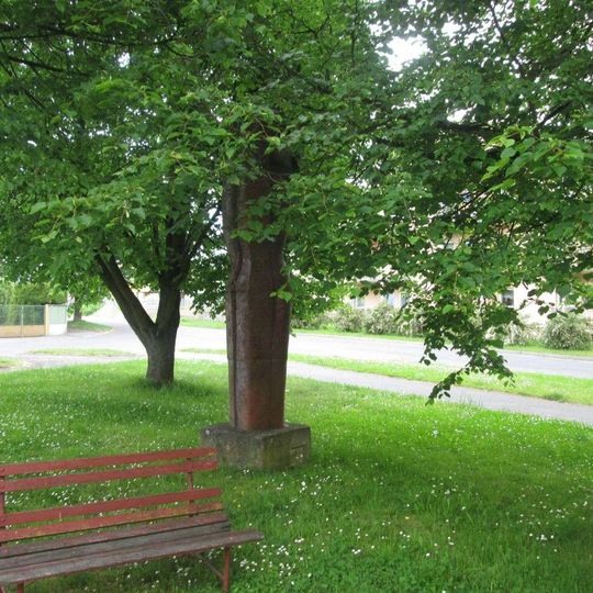 Plastika v Horažďovicích v Palackého ulici