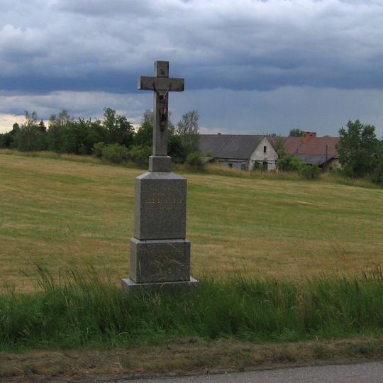 Kříž u silnice v Mohelně
