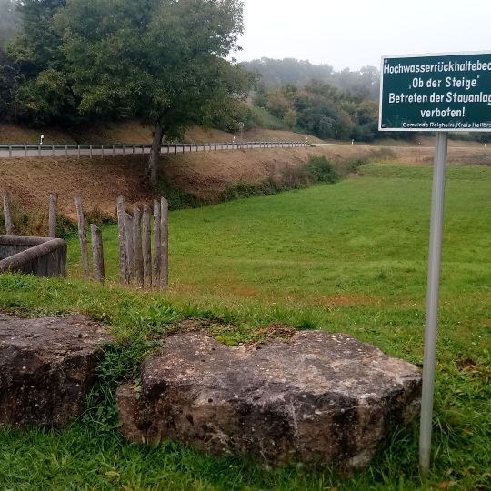 Hochwasserrückhaltebecken Ob der Steige