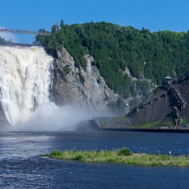 Luoghi fotografici in Quebec: cascate Montmorency, Città Vecchia di Quebec, Château Frontenac