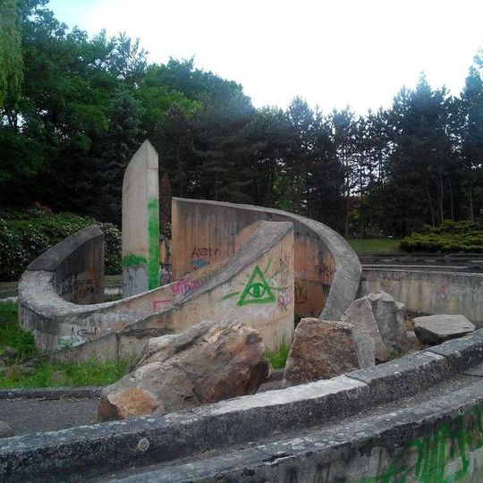 Velká kašna v Sadech Čs. armády v Chomutově