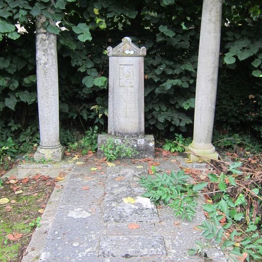 Thomas Jolliffe monument in churchyard, about 50 m south-east of Church of St. Peter and St. Paul