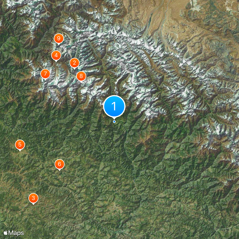 Munsyari Map
