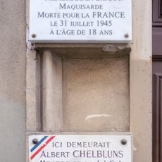 Information board, memorial, commemorative plaque