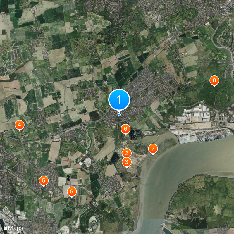 Stanford-le-Hope Mapa