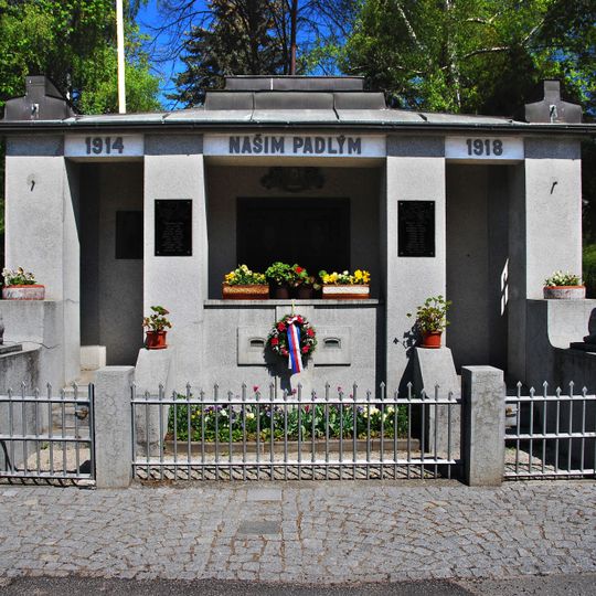 World War I memorial in Čkyně
