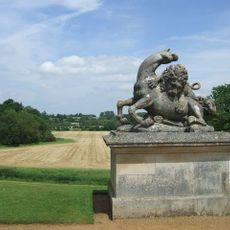 Statue of Lion and Horse Approxiamtely 85 Metres North of Rousham Park and at North End of Bowling Green