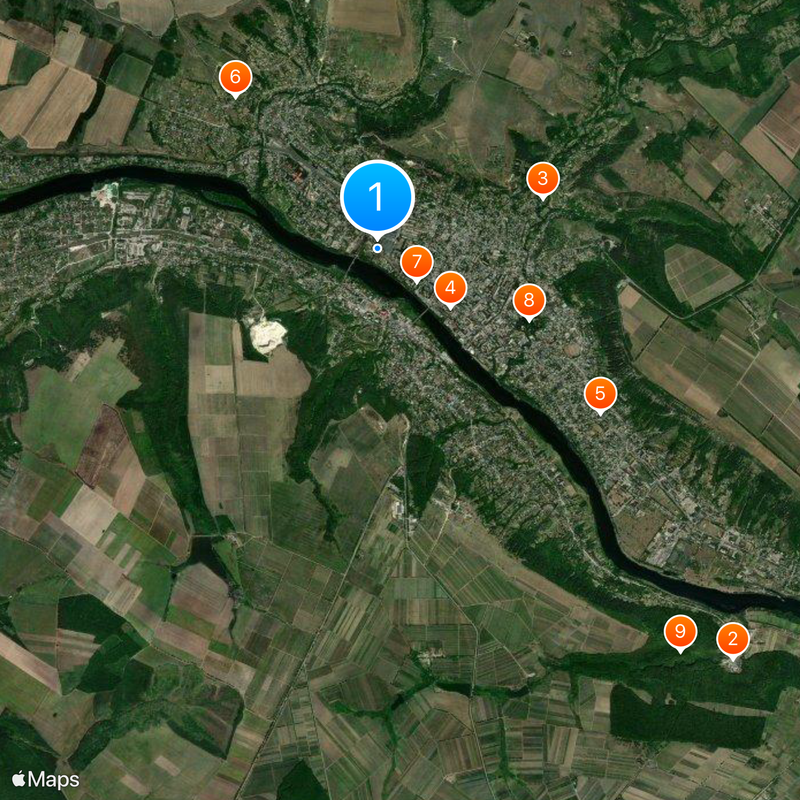 Mohylów Podolski Mapa