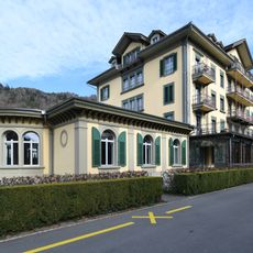 Former Hotel Bellevue-Du Parc with outbuildings
