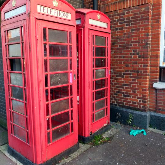 Pair Of K6 Telephone Kiosks