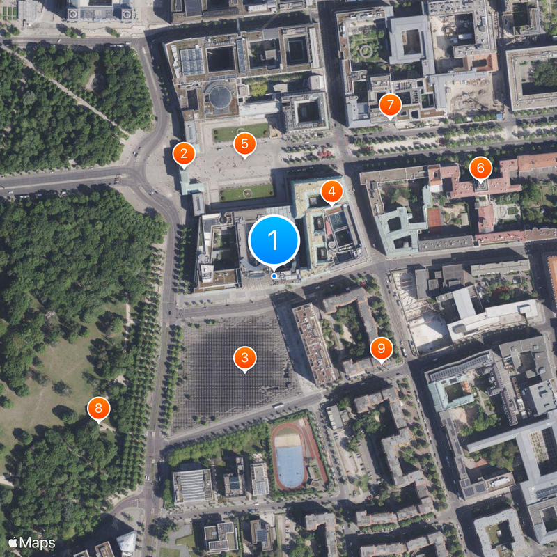 Academy of Arts, Berlin Map