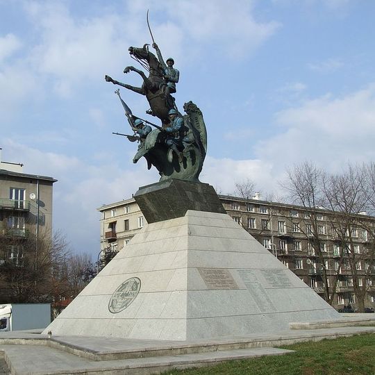 Monument to American-Polish soldiers