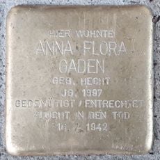 Stolperstein en memoria de Anna Flora Gaden