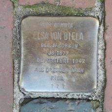 Stolperstein dedicated to Elsa von Biela