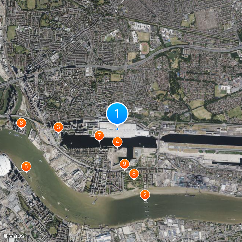 NHS Nightingale Hospital London Map