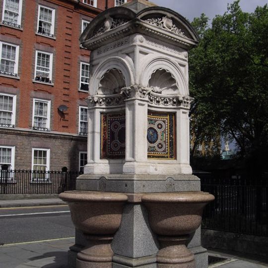 Fountain On East Side Of Junction With Avery Farm Row