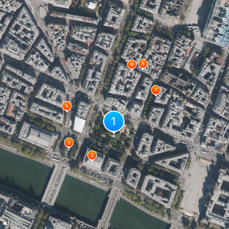 Saint-Jacques Tower Map