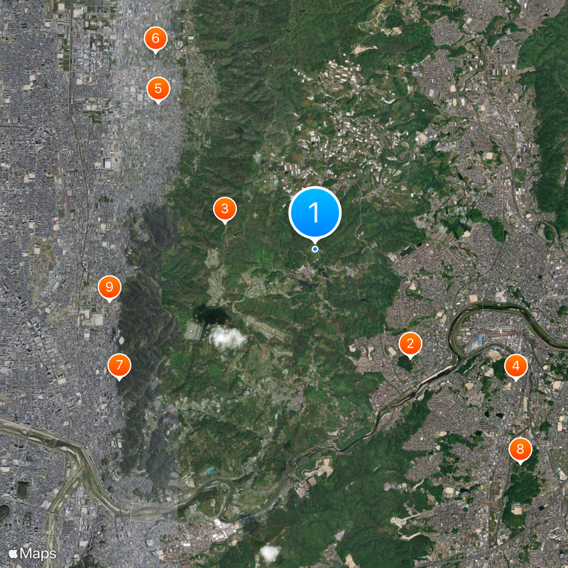 Chōgosonshi-ji Mappa