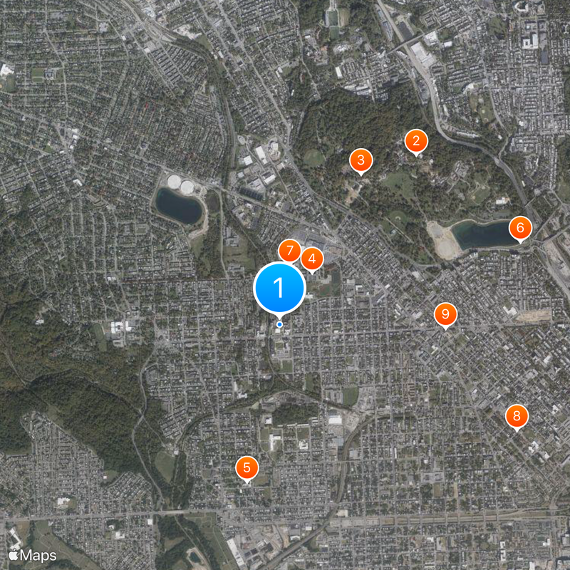 Coppin State University Map