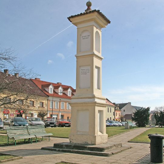 Column shrine at Náměstí Jana Heřmana