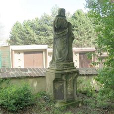 Socha Krista u kostela Zvěstování Panny Marie v Berouně