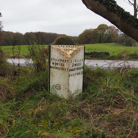 Mile Post At Junction With Middlewood Road