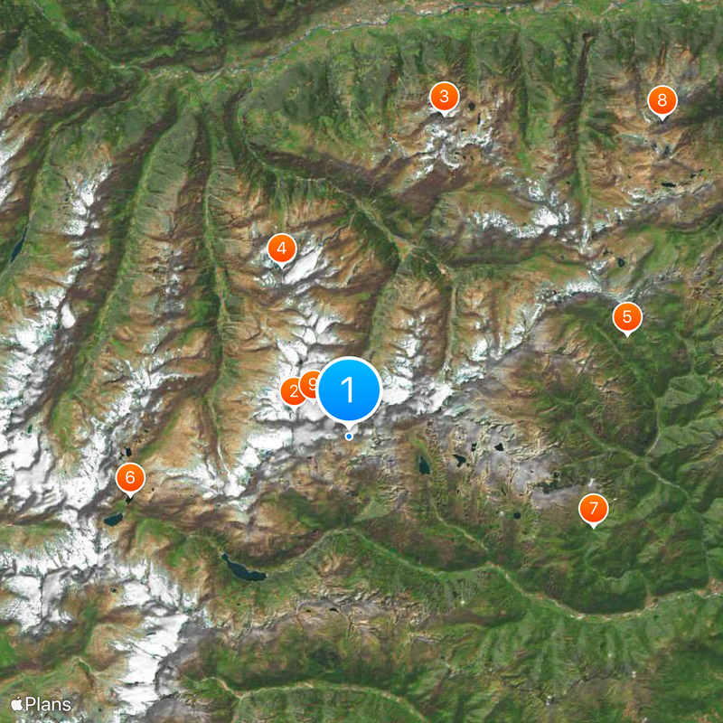 Park Narodowy Gran Paradiso Mapa
