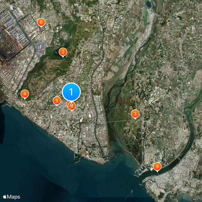 Distretto di Linyuan Mappa