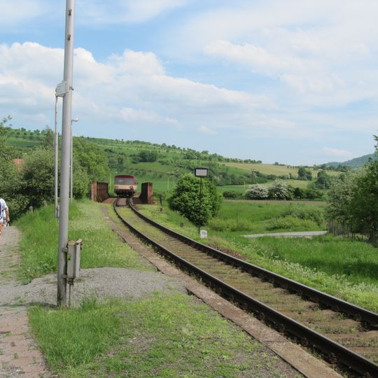 Railway bridge over the Vlára in Popov