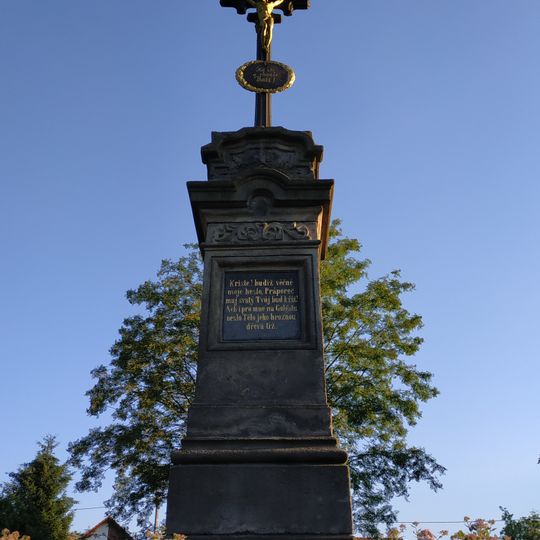 Wayside cross in Sudislav nad Orlicí