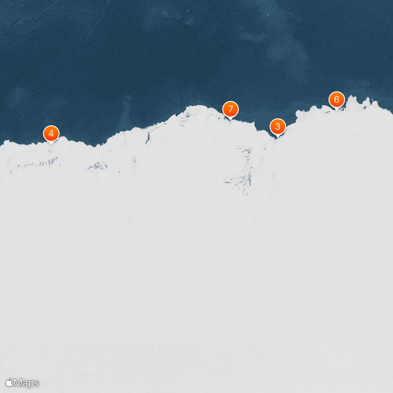 Amundsen–Scott South Pole Station Map