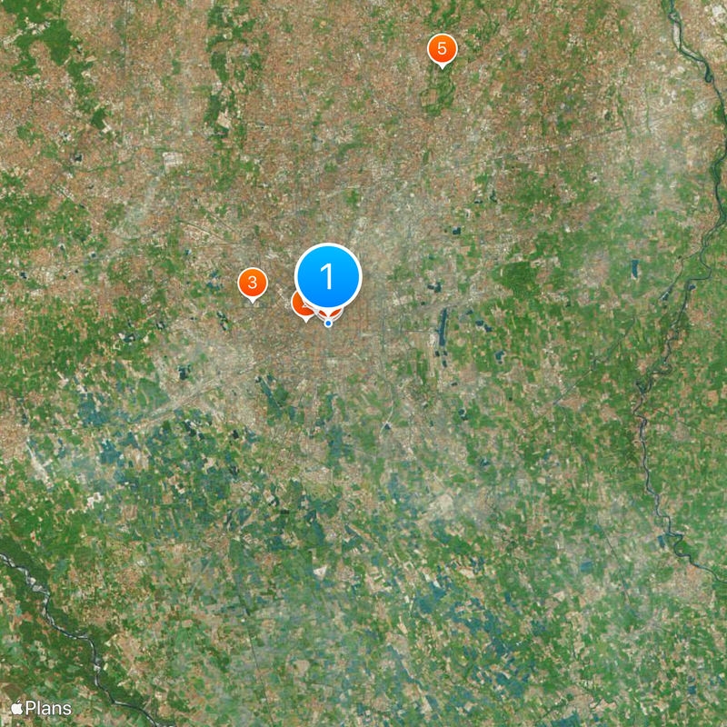 Metropolitan City of Milan Map