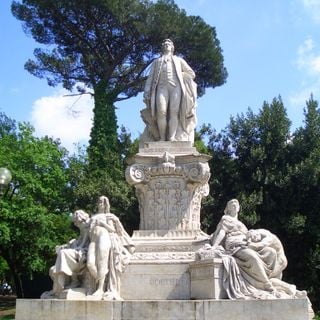 Goethe monument in Rome