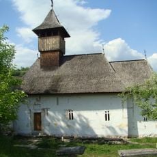 Archangels wooden church in Cicău