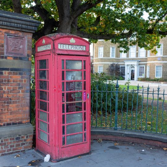 K6 Telephone Kiosk Outside William Morris Gallery, Forest Road