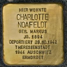 Stolperstein en memoria de Charlotte Noafeldt