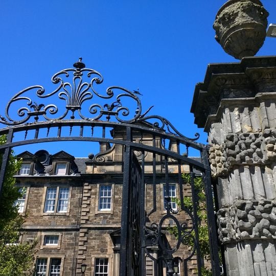 Edinburgh, Drummond Street, Gates And Gate Piers