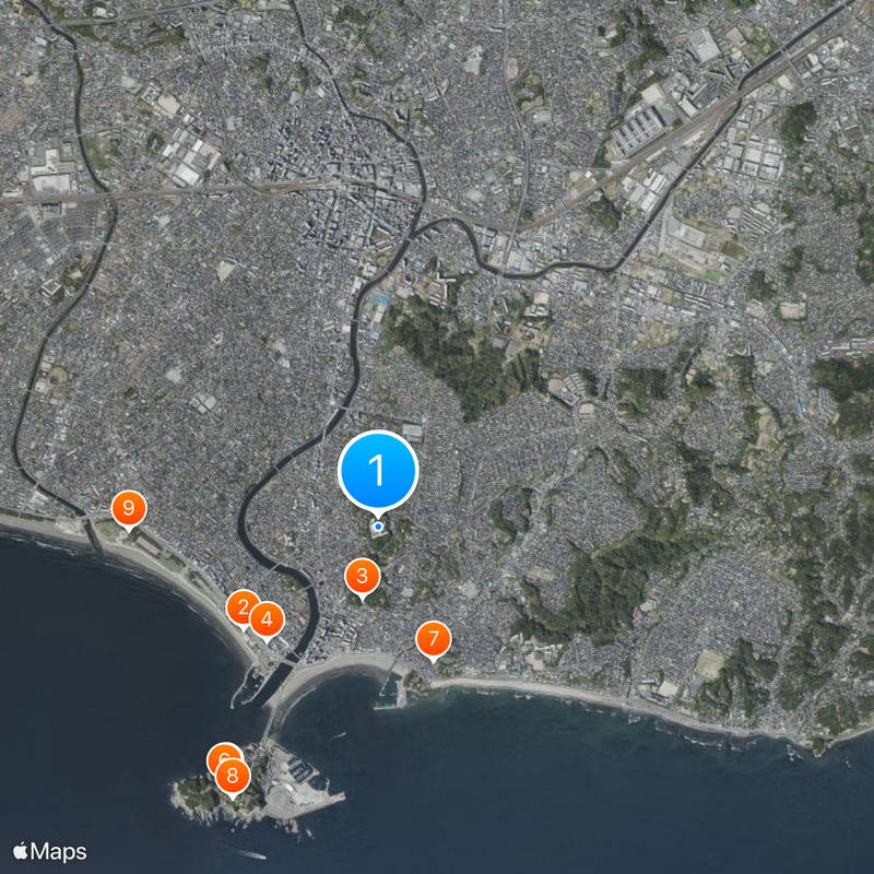 Shonan Shirayuri Gakuen Junior High School and High School Map