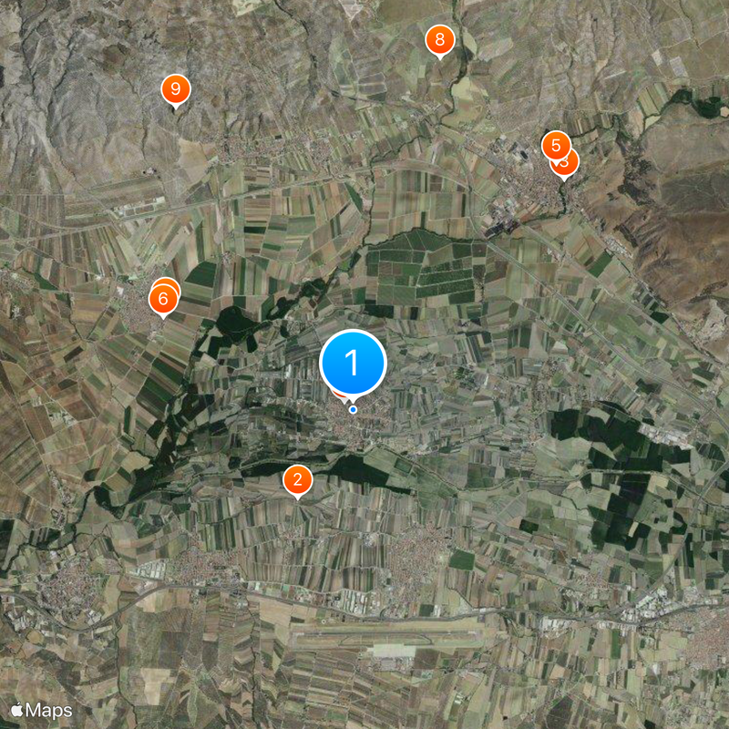 Fuente Vaqueros Map