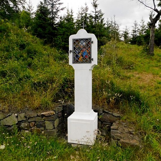 Čtvrté zastavení křížové cesty u Valče