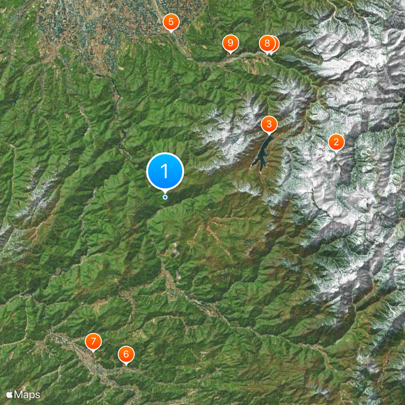 Super-Kamiokande Mapa