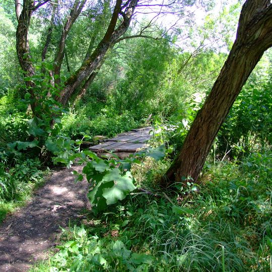 Lávka přes Loděnici u Markova mlýna